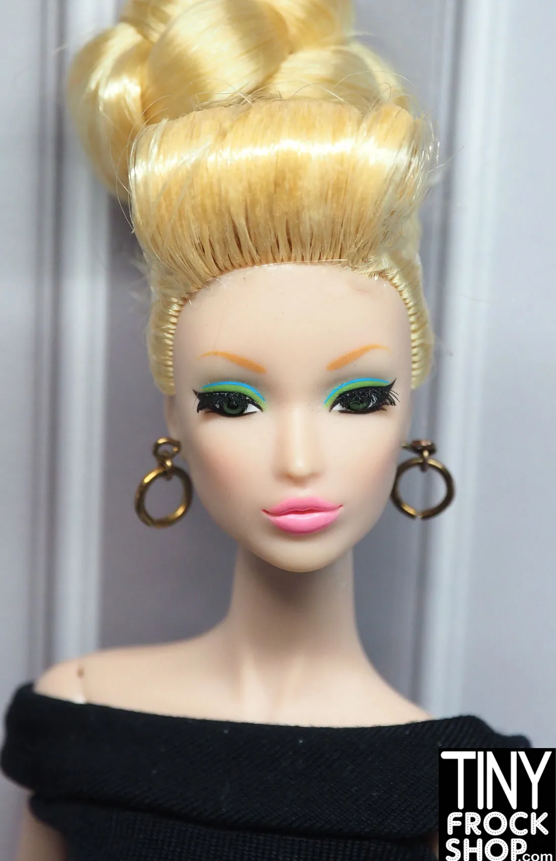 12" Fashion Doll Small Hoop Dangle Earrings - More Colors