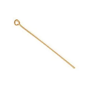 14K Gold Filled 24GA Eye Pin 1.5" (20 pcs)