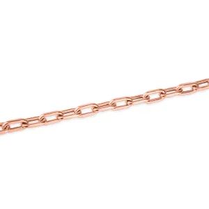 14KT Rose Gold Chain Link Luxe Lillian Bracelet