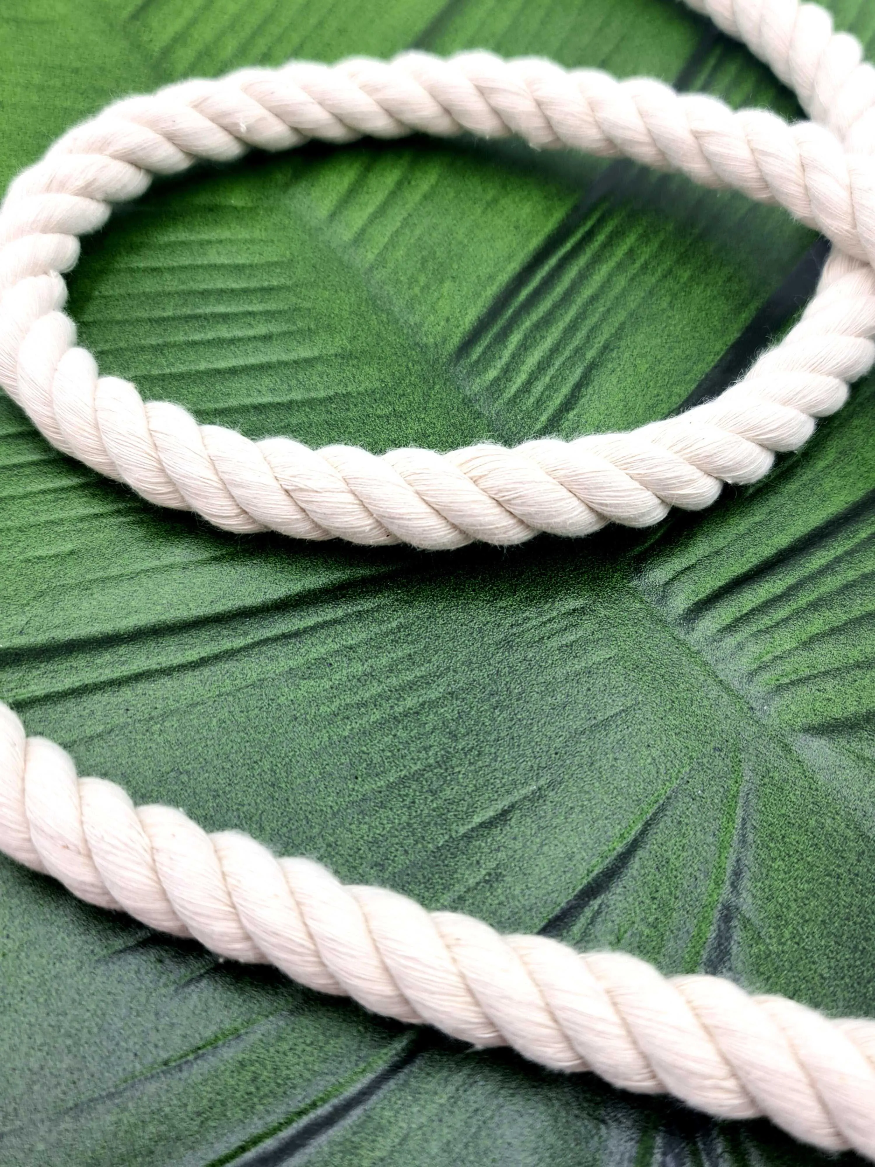 16mm Macrame Rope Macrame Natural Cotton Rope |  3 ply Twisted Rope