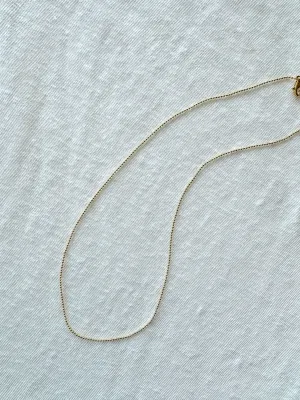 16" Teeny Gold Dipped Necklace