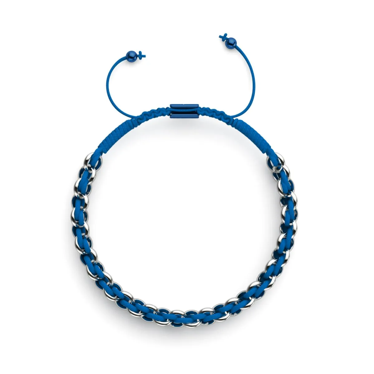 65 Links | Blue Kismet Bracelet