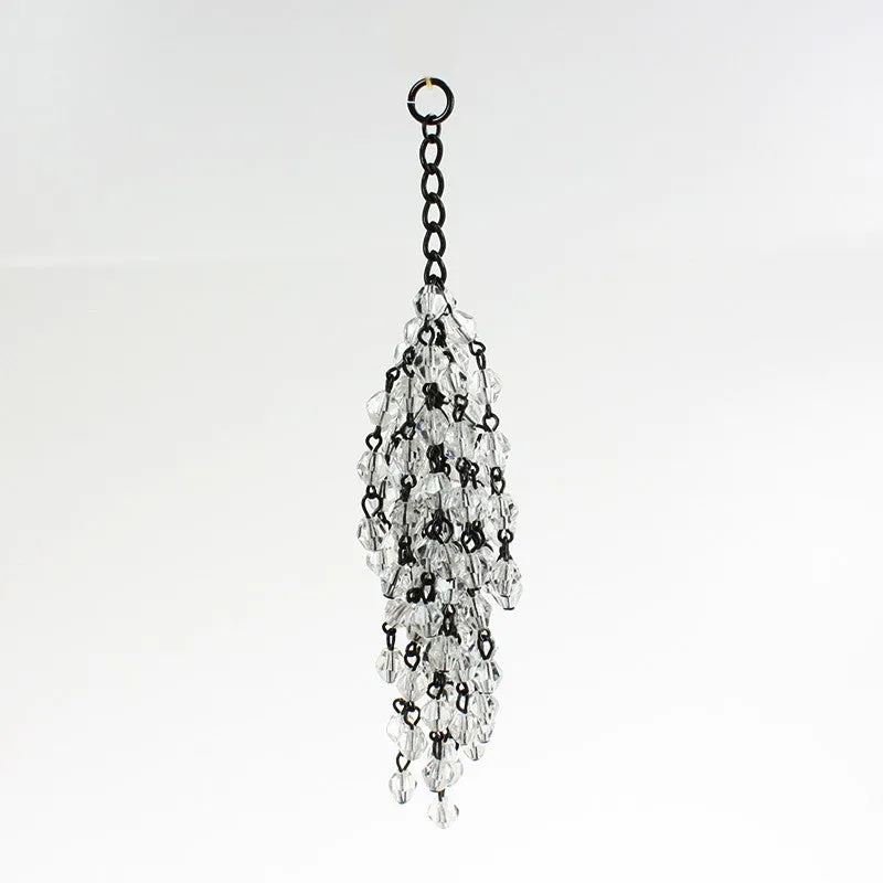 6mm Beaded Crystal Tassels <br> (2 styles)