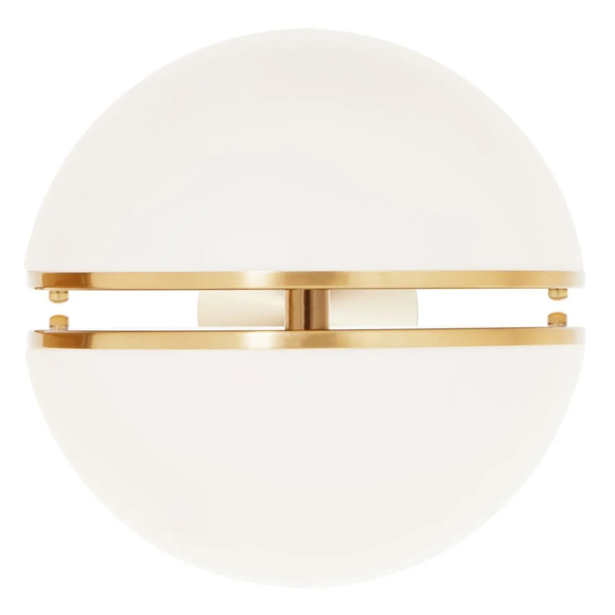 Abira Brushed Brass Ball Wall Light