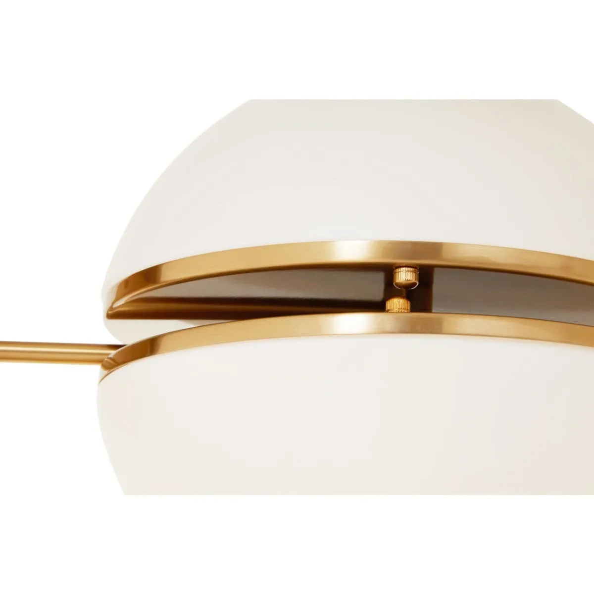 Abira Brushed Brass Ball Wall Light