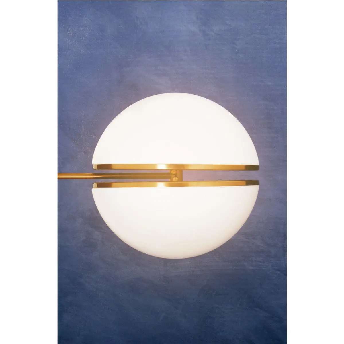 Abira Brushed Brass Ball Wall Light