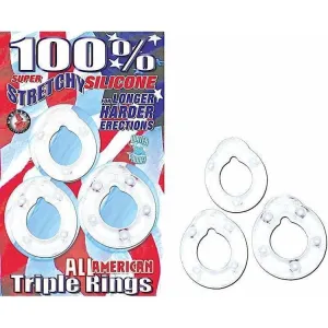 Enhanced All-American Triple Ring Erection Enhancer