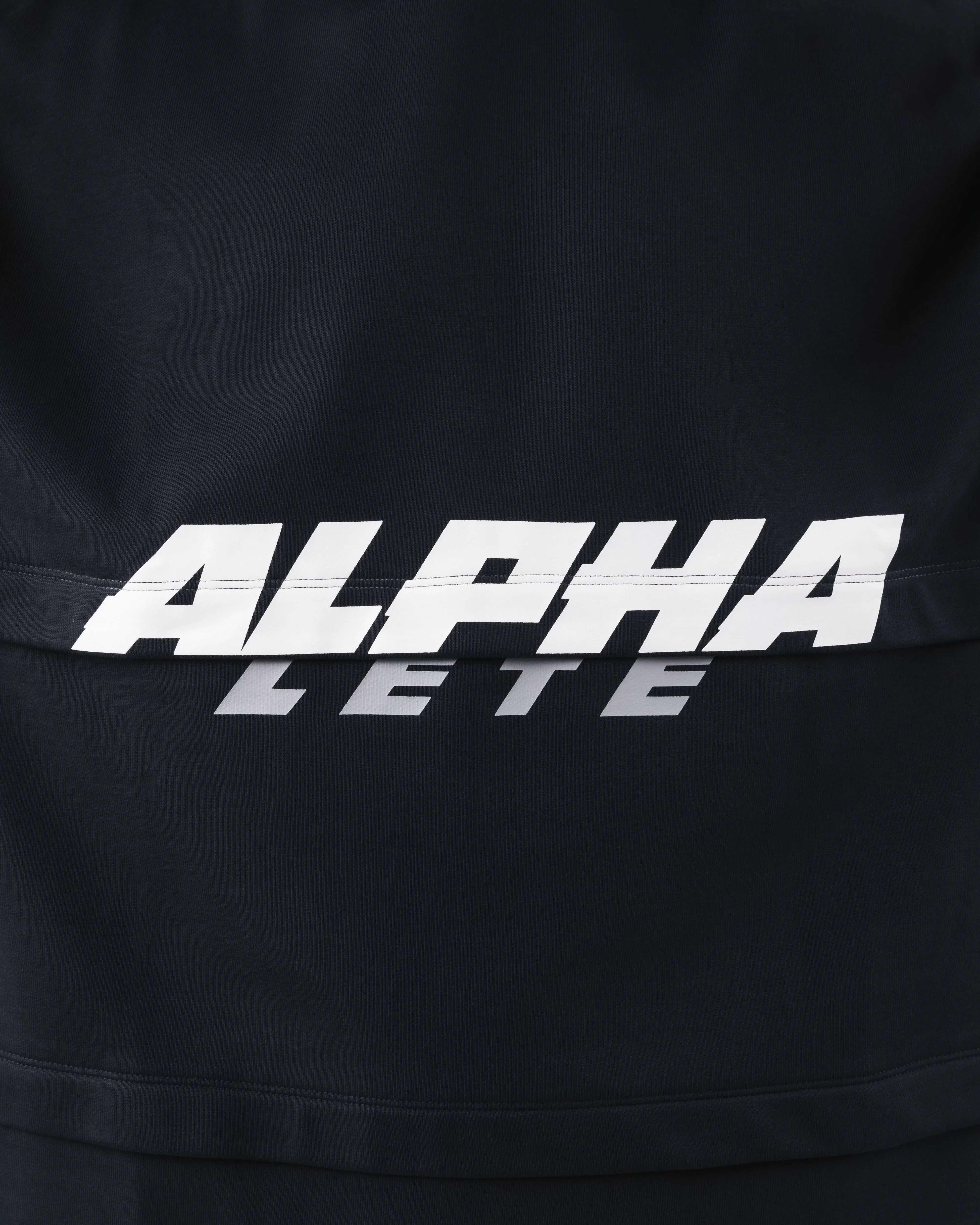 Alpha Layered Hoodie - Black