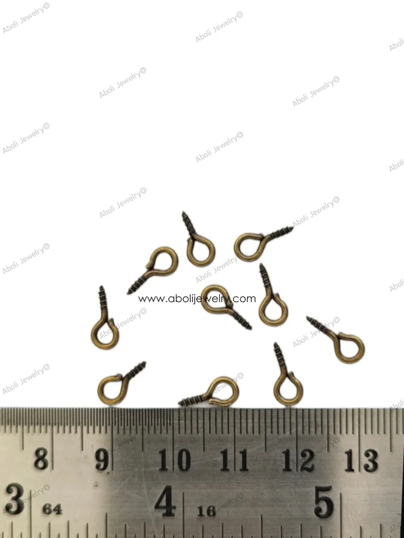 Antique bronze screw pins for resin jewellery resin keychain polymer clay MDF art EPSCWAB