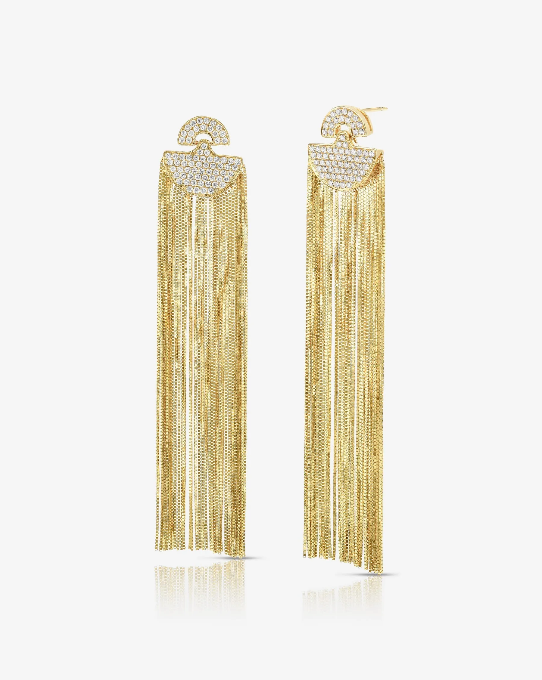 Art Deco Waterfall Earrings