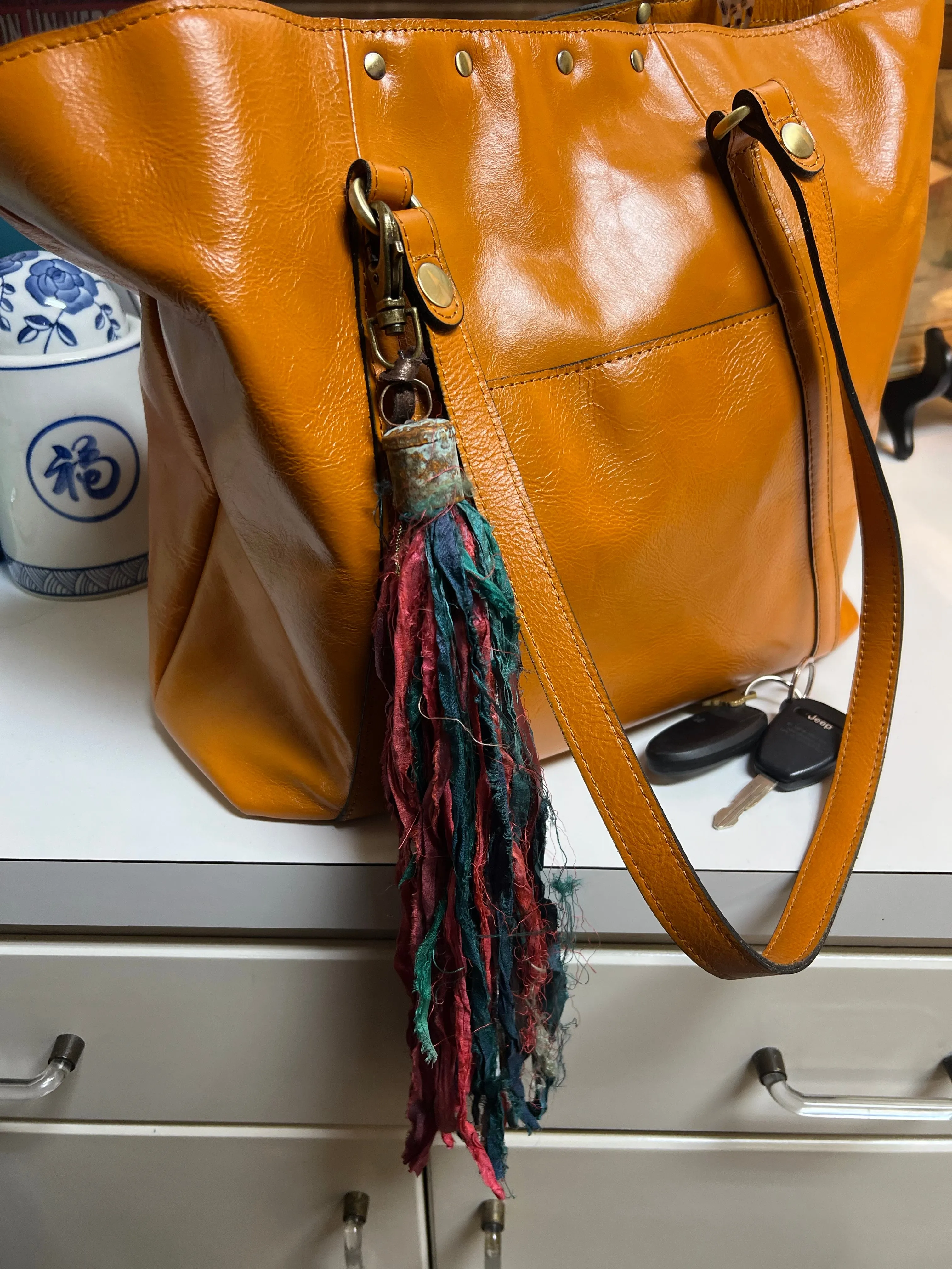 AS3 Sari Fringe Tassel Keychain