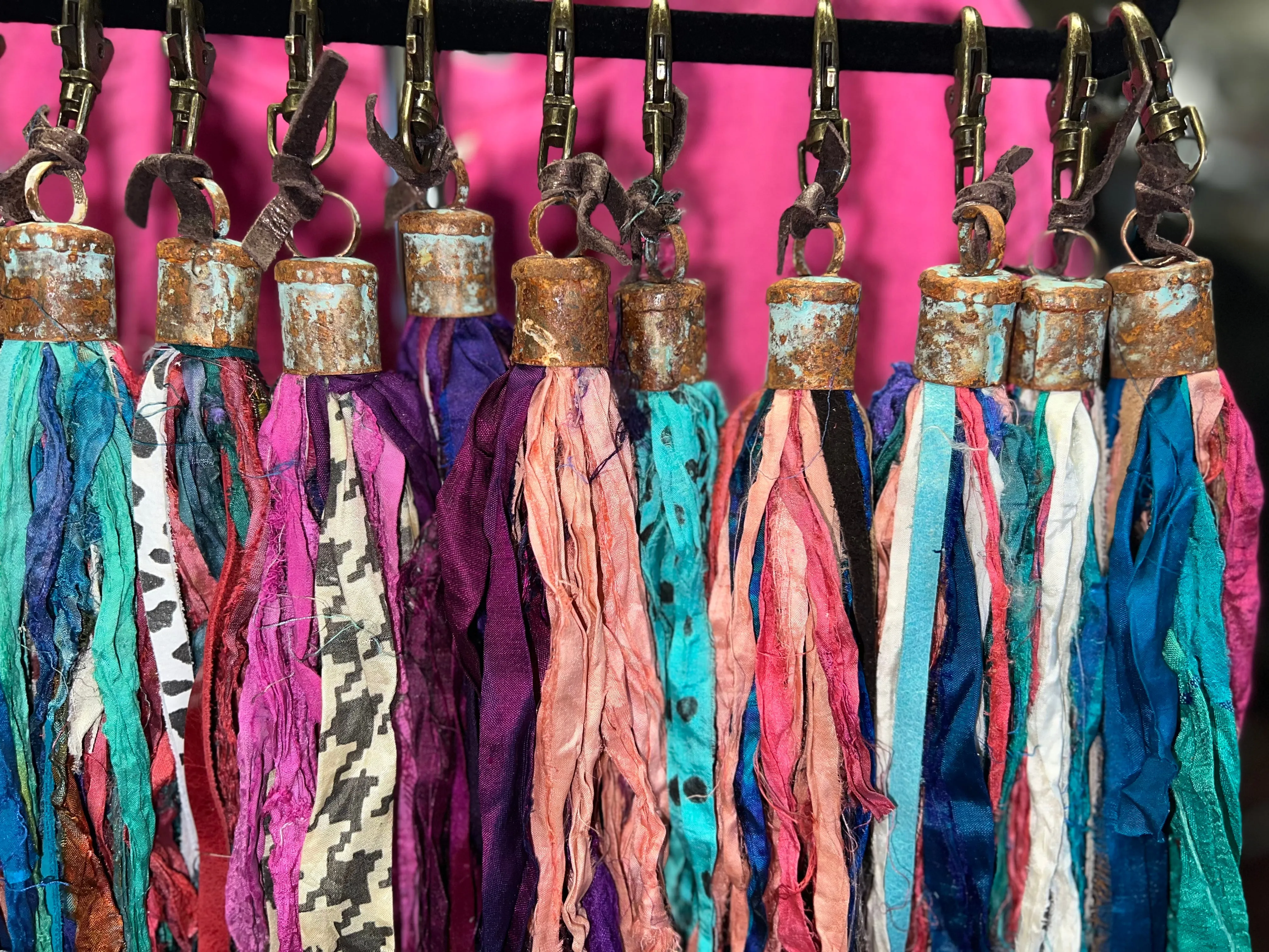 AS3 Sari Fringe Tassel Keychain