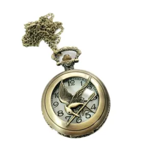 Bird Shape Pocket  keychain Pendant Quartz Watch