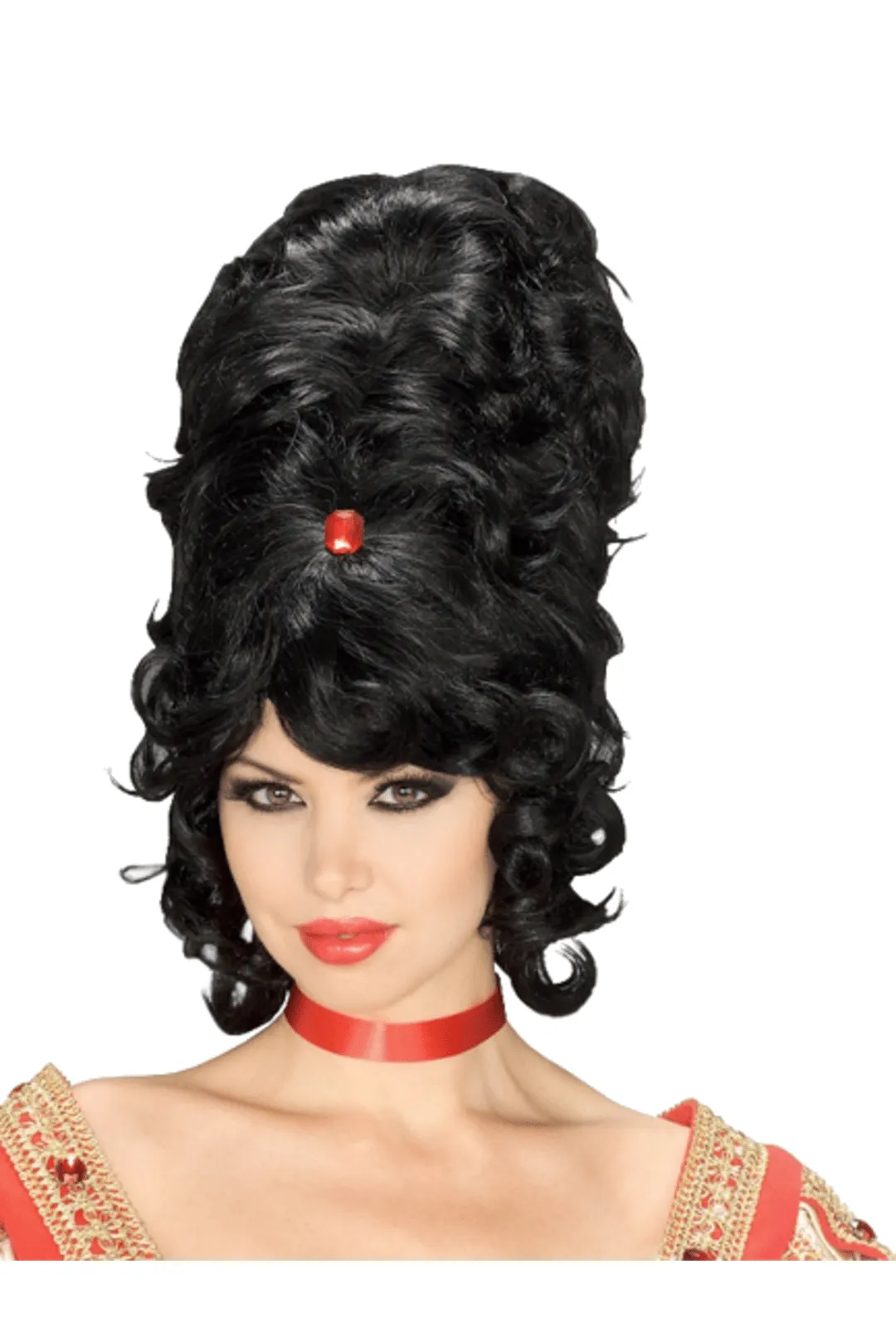 Black Beehive Wig