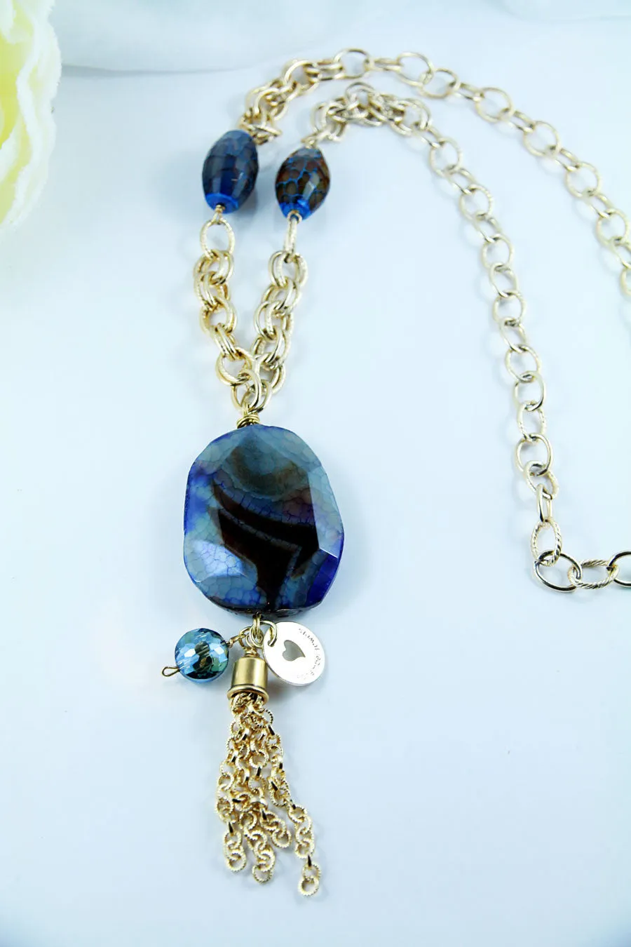 Blue Lagoon Statement Necklace