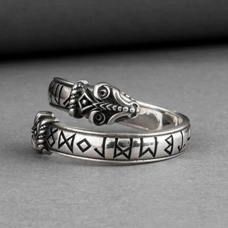 Bohemian Maya Totem Silver Women's Ring