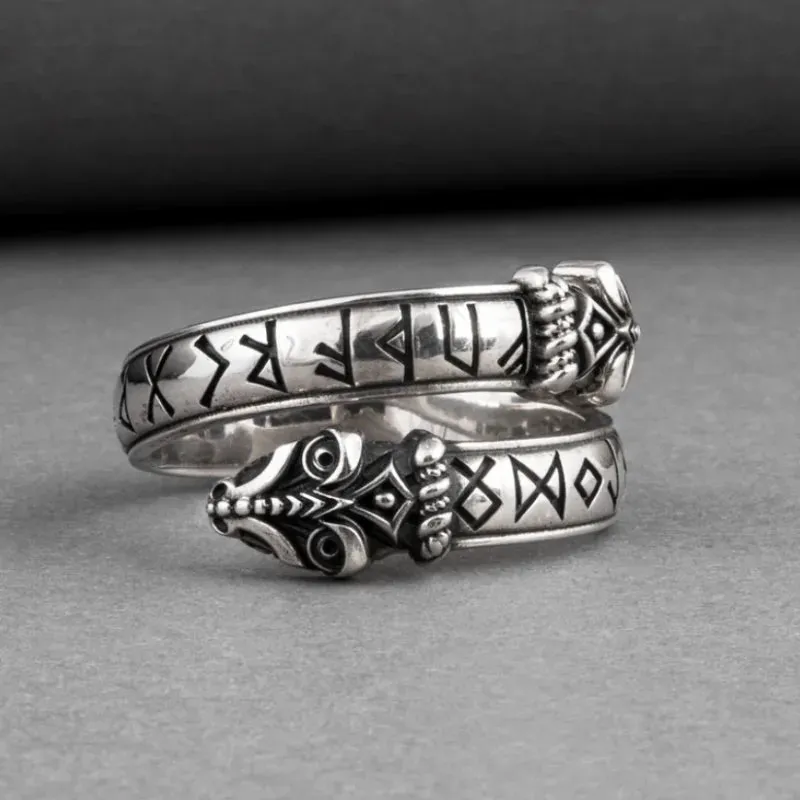 Bohemian Maya Totem Silver Women's Ring