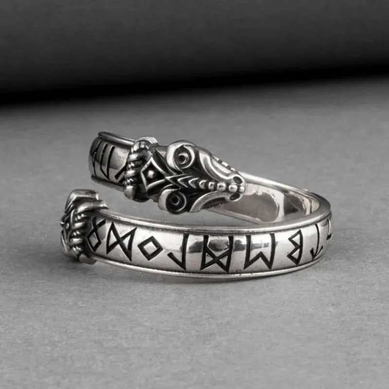 Bohemian Maya Totem Silver Women's Ring