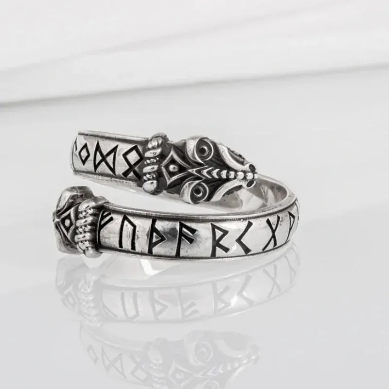 Bohemian Maya Totem Silver Women's Ring