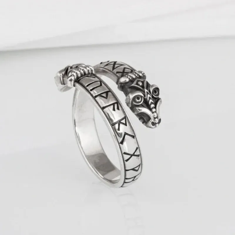 Bohemian Maya Totem Silver Women's Ring