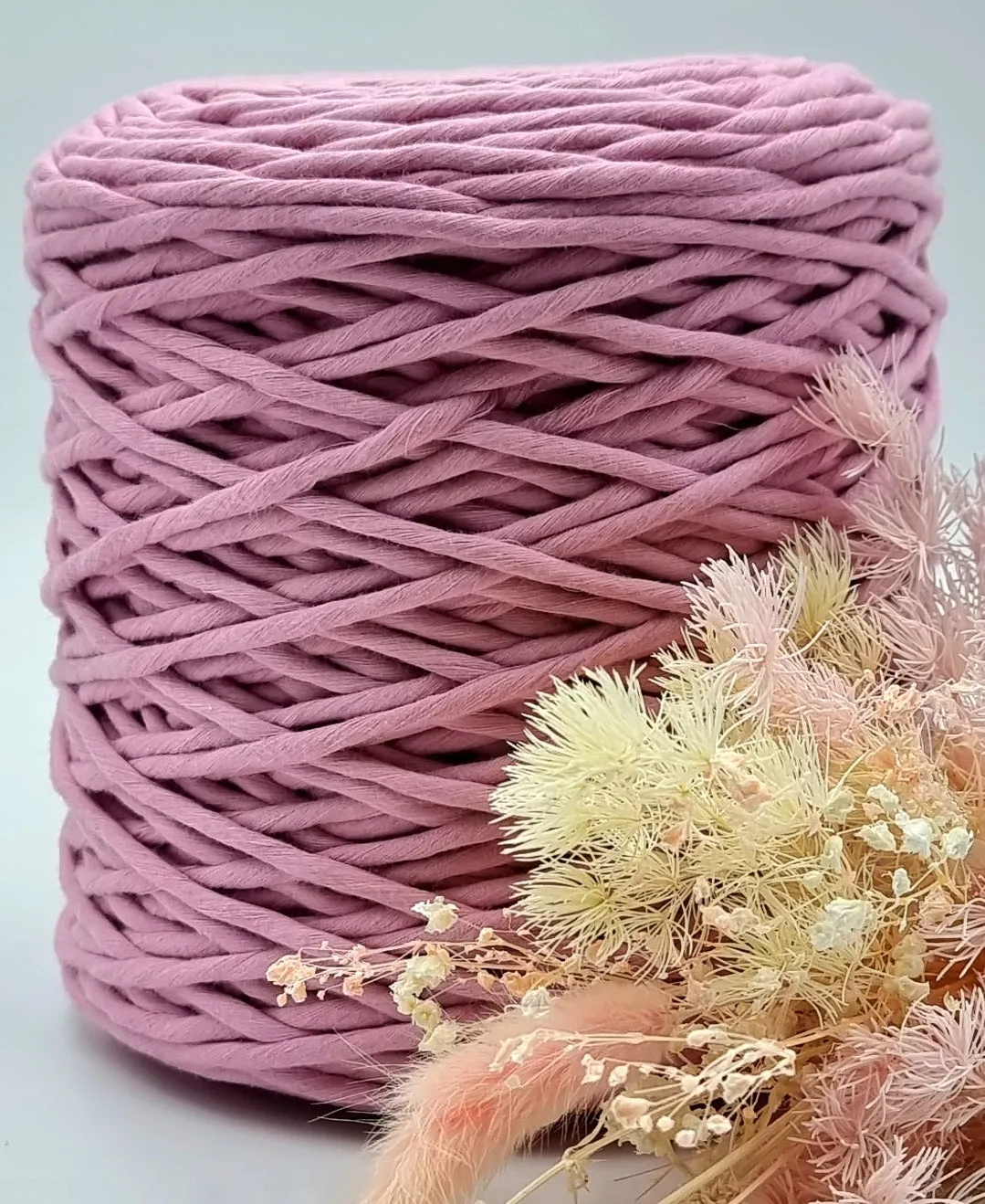 Candy Pink - 3MM Single Strand Luxe Cotton String 1KG