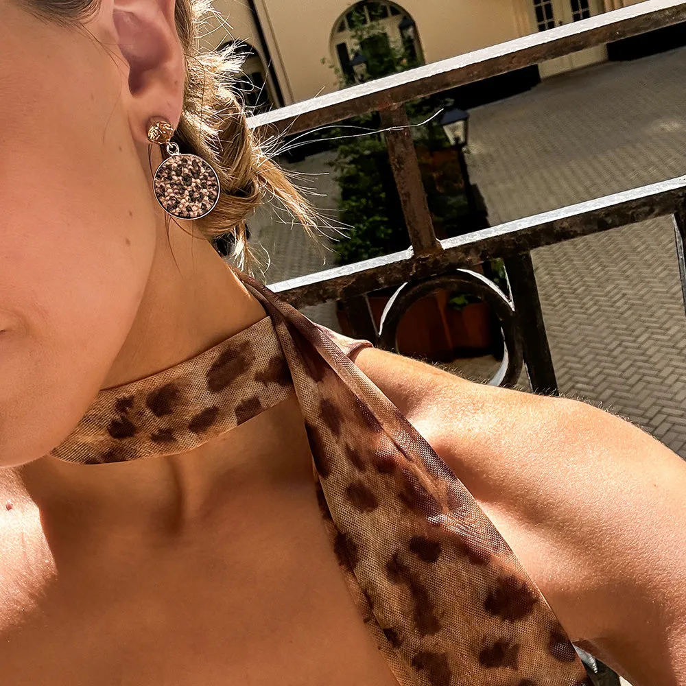 Chloe Earrings / Leopard