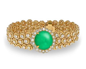 Colombian Emerald and Diamond Bracelet by Van Cleef & Arpels