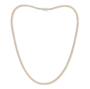 Credo gold mesh collar necklace