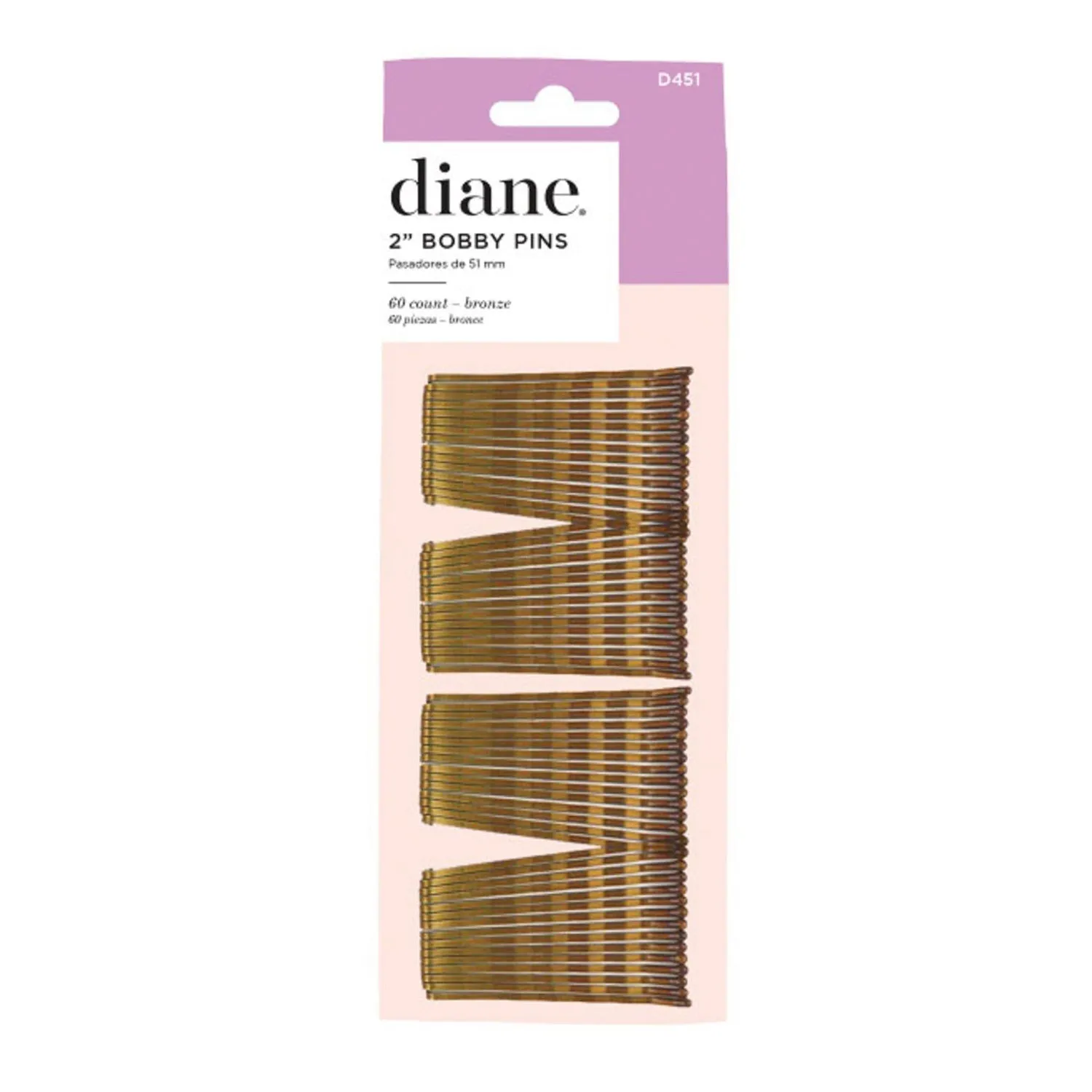 Diane 2" Bobby Pins 60pcs