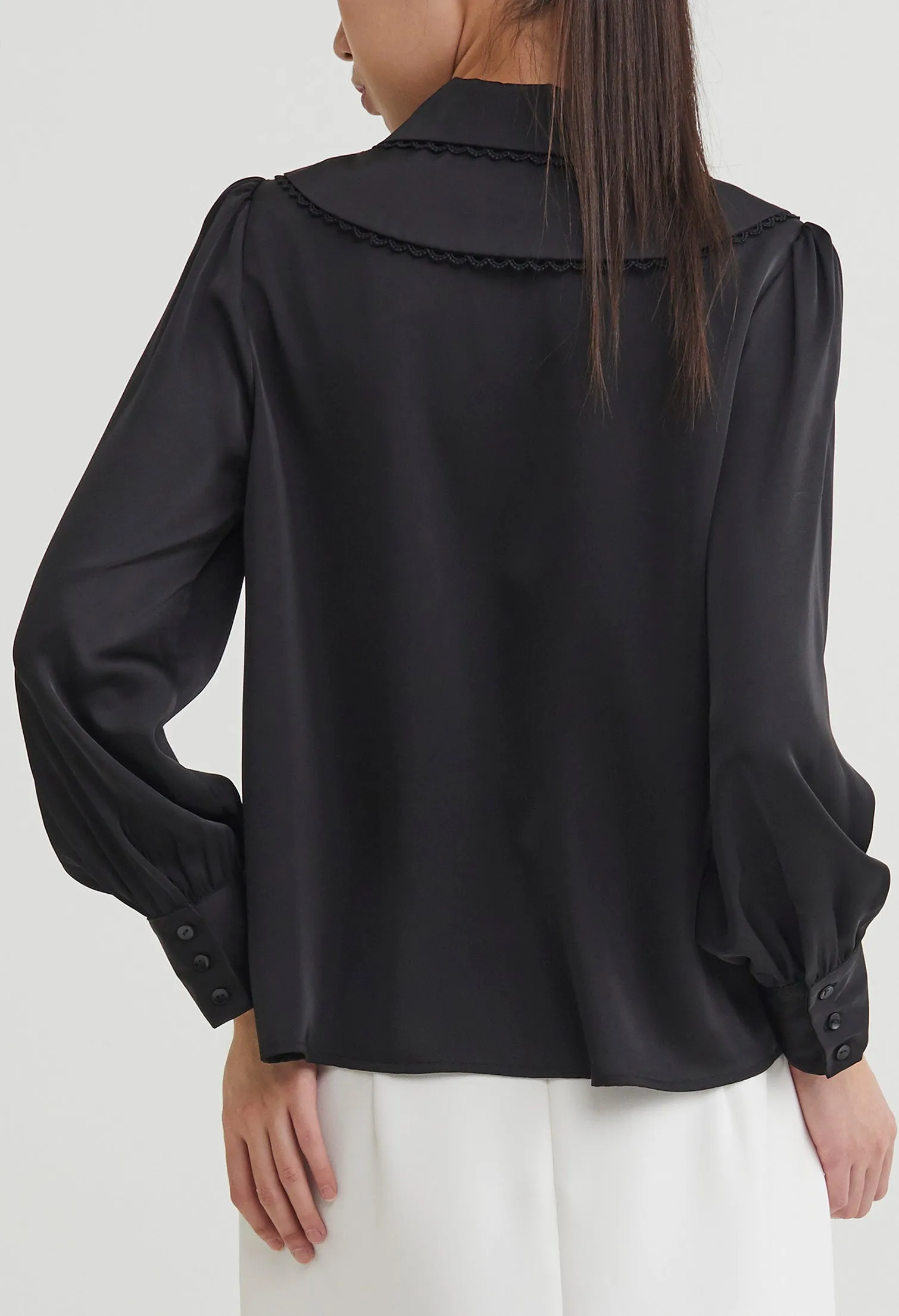 Double Layered Collar Blouse