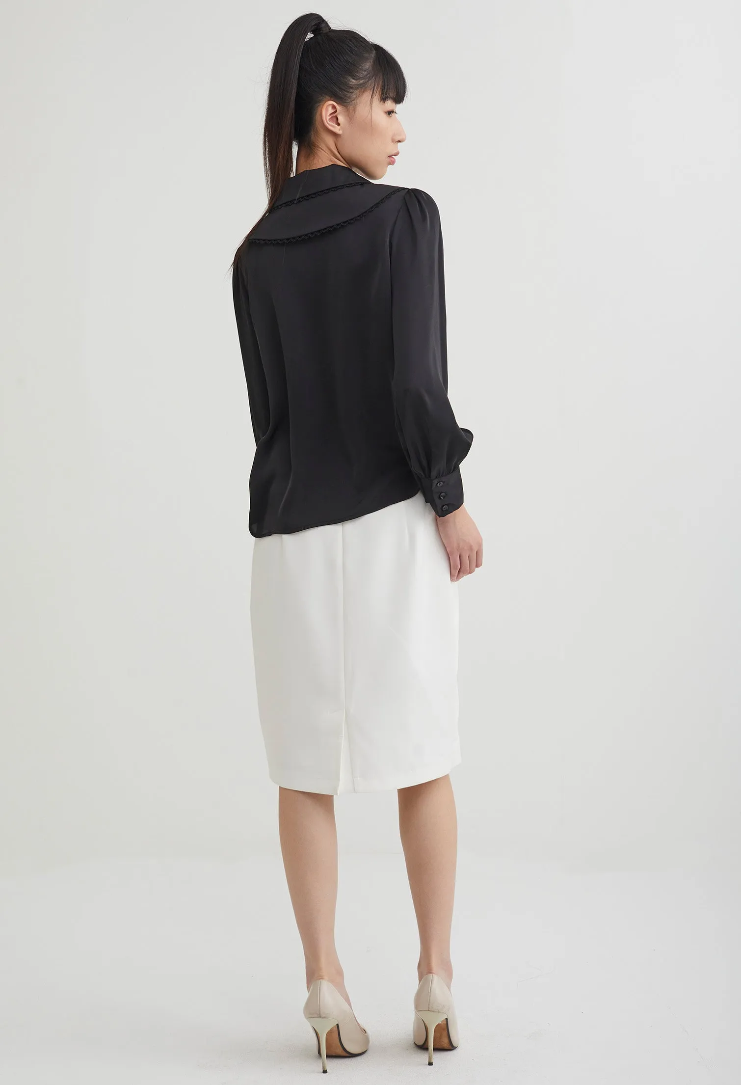 Double Layered Collar Blouse