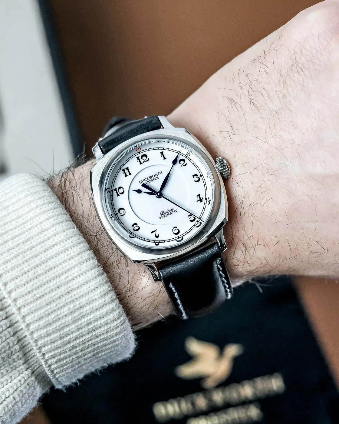 DP Watch Bolton VeriMTic White Black Leather