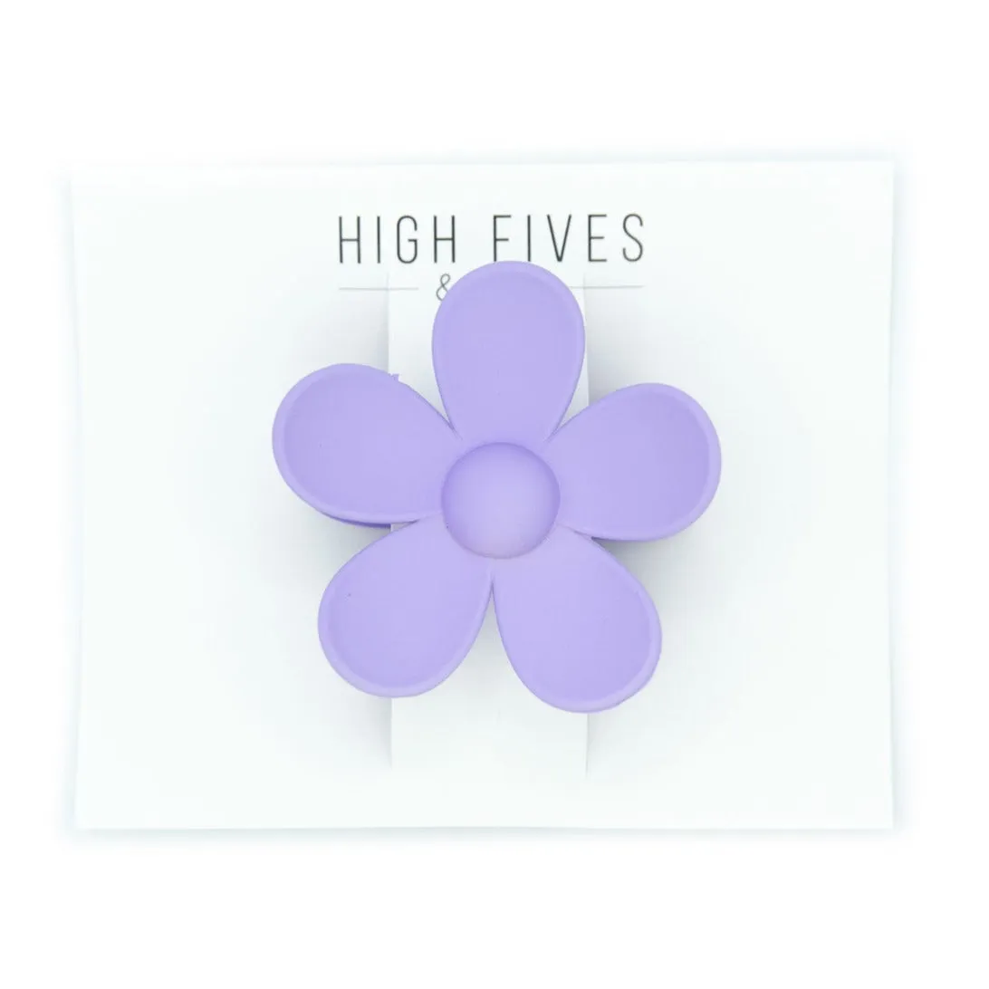 Flower Hair Claw Clips 2.95"