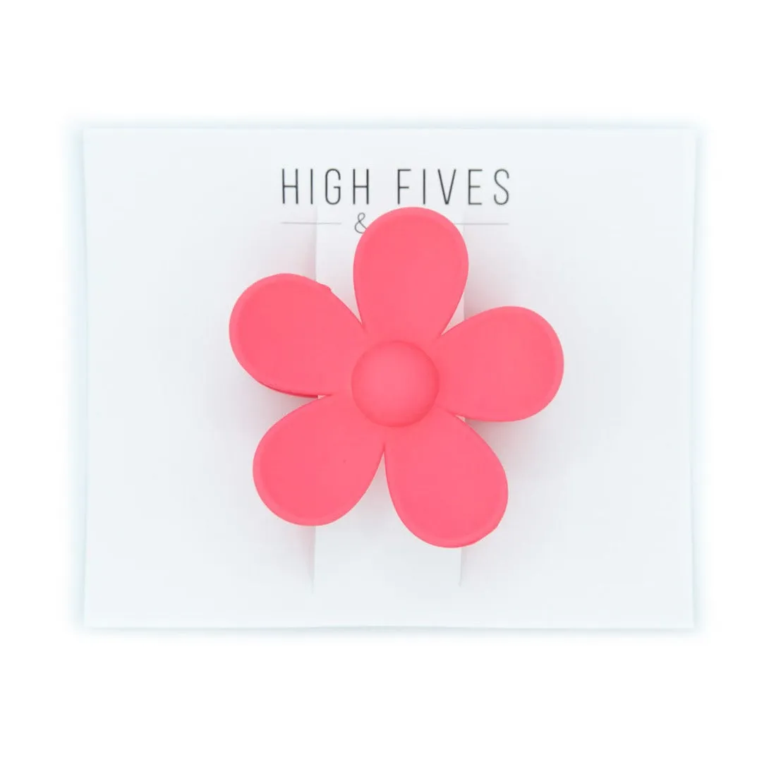 Flower Hair Claw Clips 2.95"