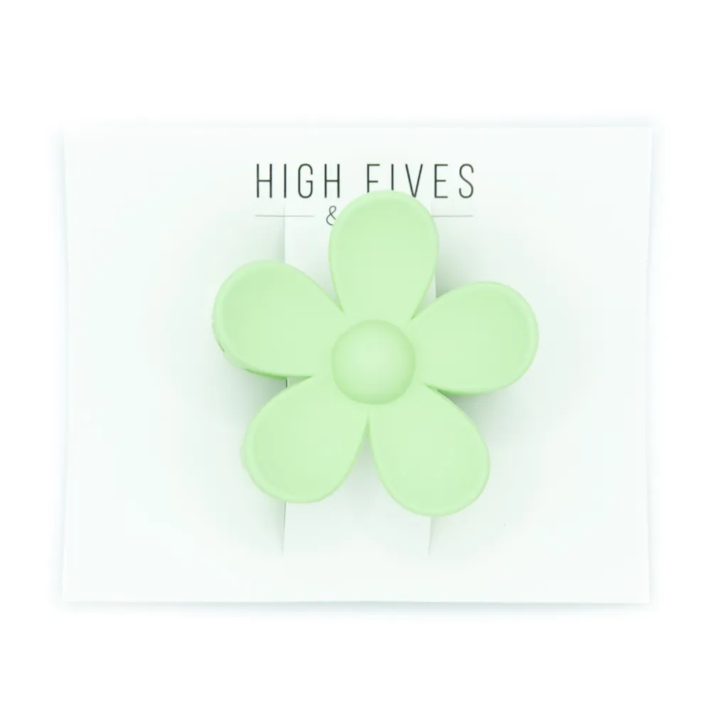 Flower Hair Claw Clips 2.95"