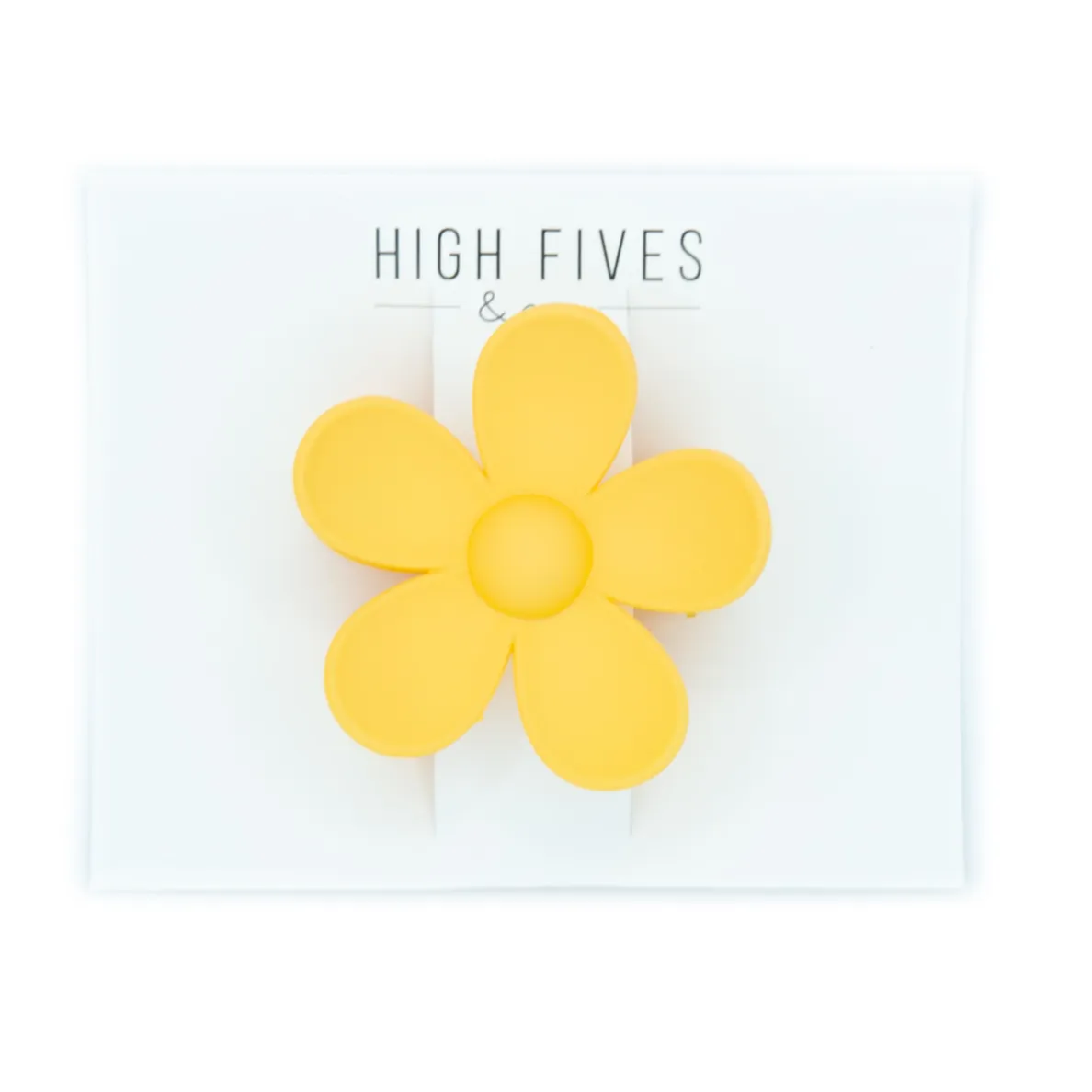 Flower Hair Claw Clips 2.95"