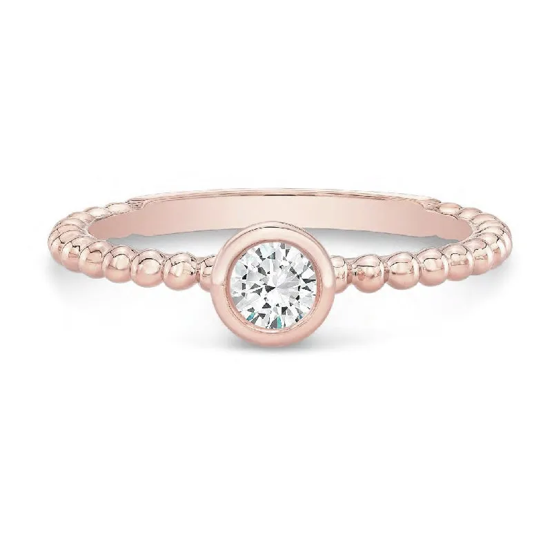 Forevermark Tribute™ Diamond Bead Stack Band