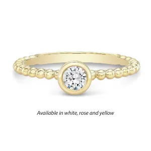 Forevermark Tribute™ Diamond Bead Stack Band