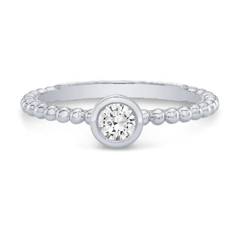 Forevermark Tribute™ Diamond Bead Stack Band