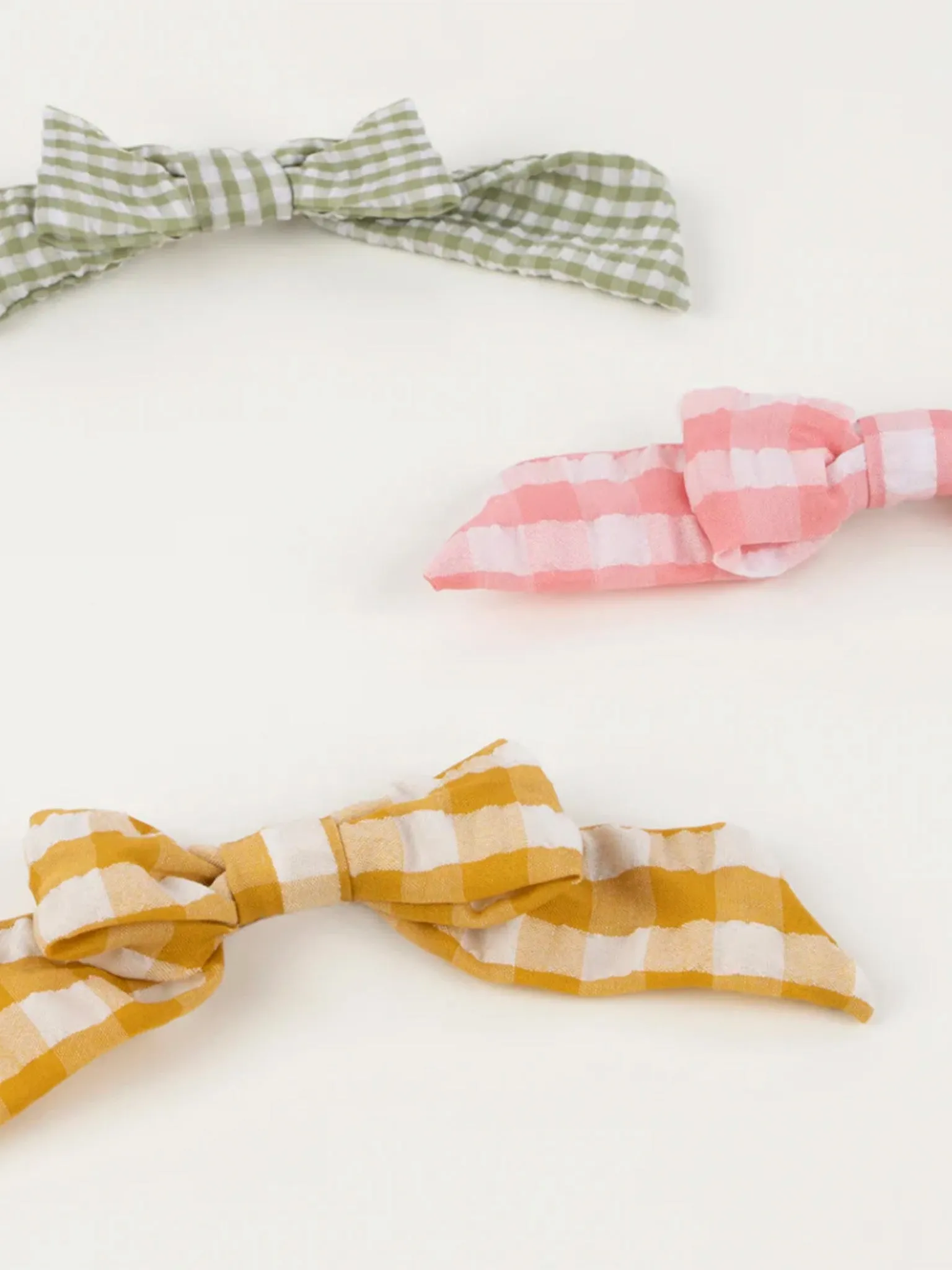 Gingham Hair Bows