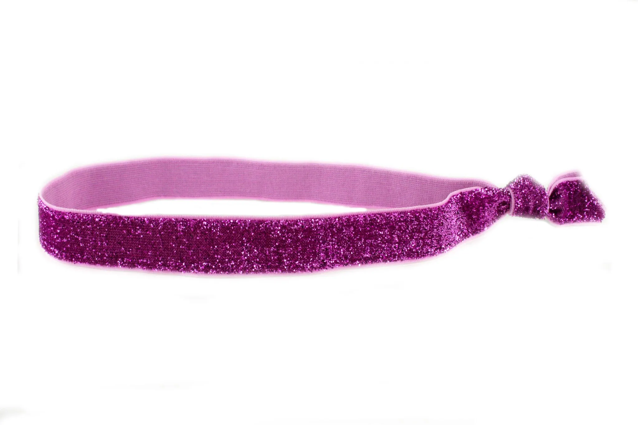 Glitter Purple Elastic Headband (SKU 5058 HB)