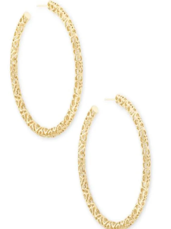 Kendra Scott Maggie 2.5" Hoop Earring