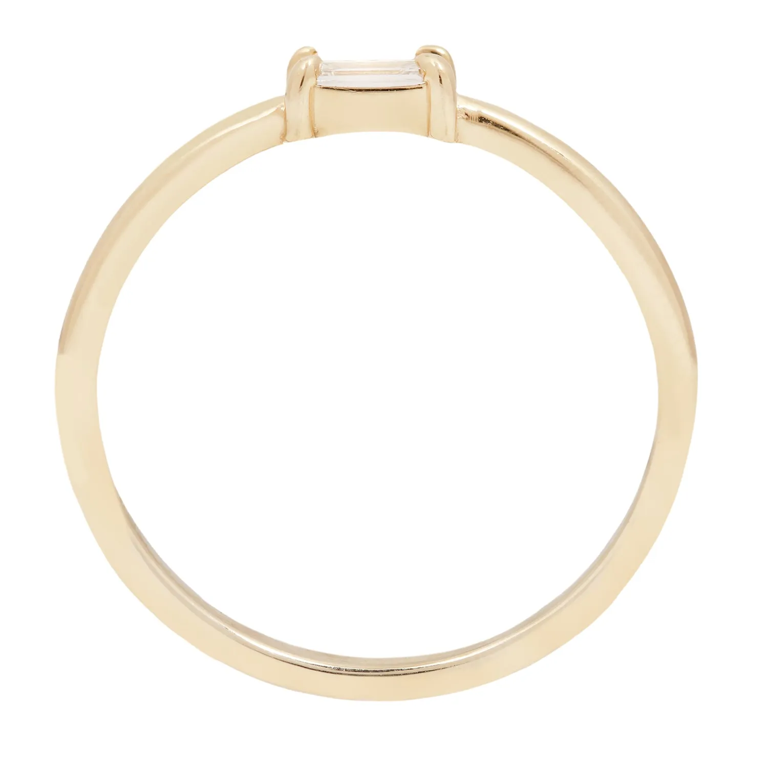 Linear Baguette Ring