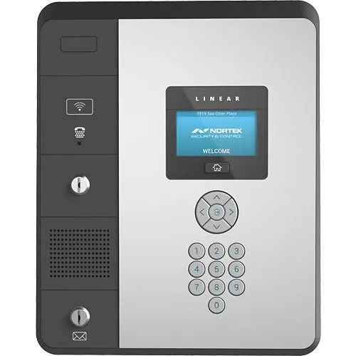 Linear EP-436 EntryPro Series 36-Door Networked Telephone Entry System, 4.3" Display with Keypad