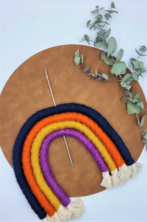 Long Metal Needle - 25cm XL Rainbow Macrame Maker