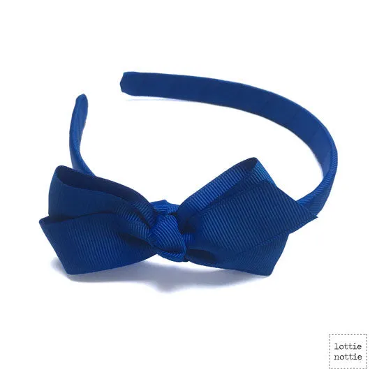 Lottie Nottie Alice Bands-Plain, various colours