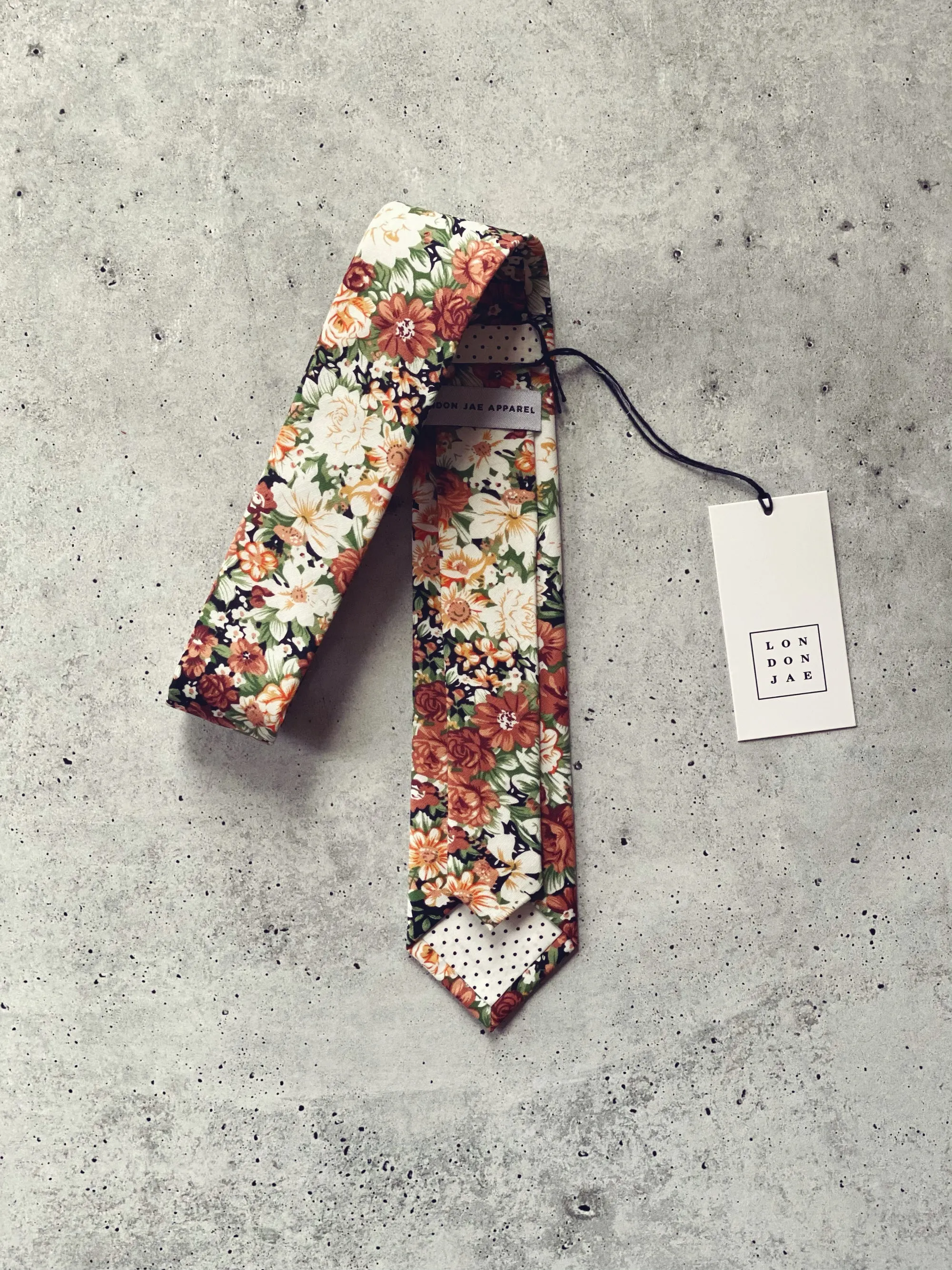 Louis Floral Cotton Pocket Square