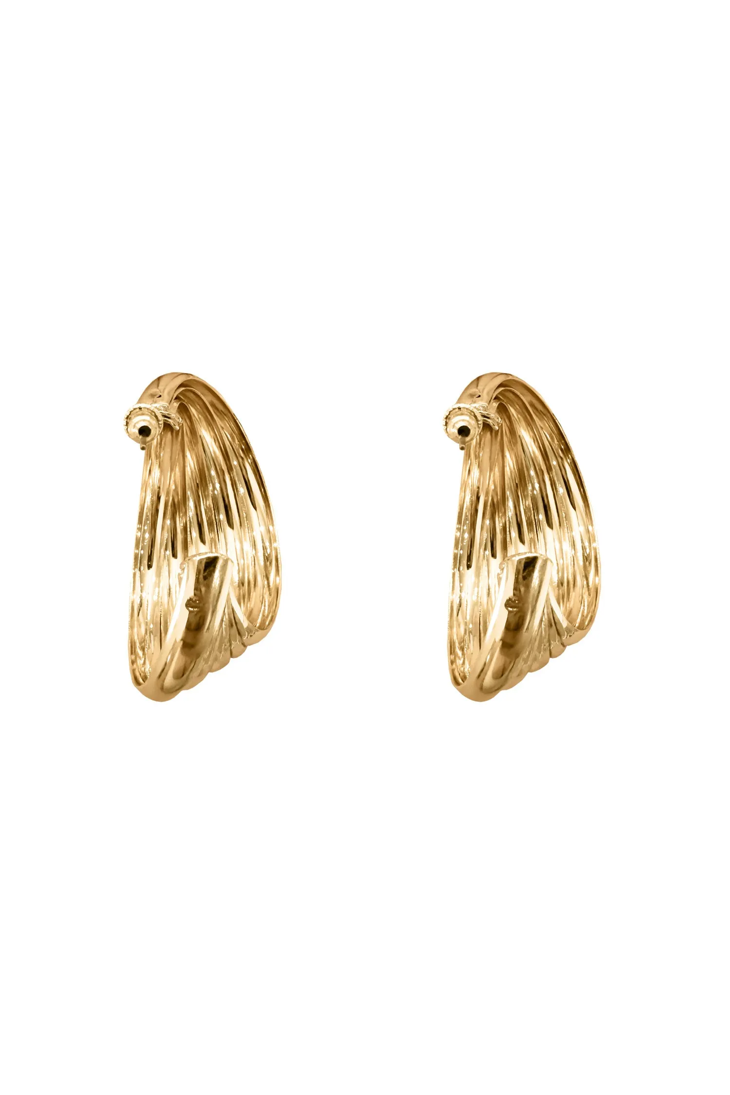 Lucie Gold Hoop Earrings