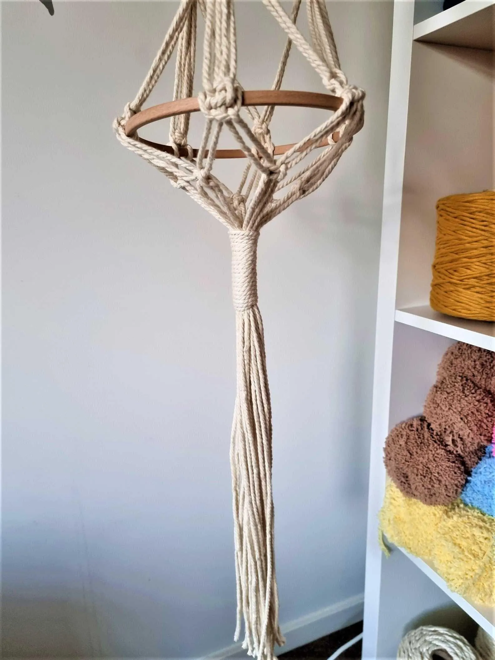 Macrame Oil Hanger Diffuser  | unique home decor | 145cm