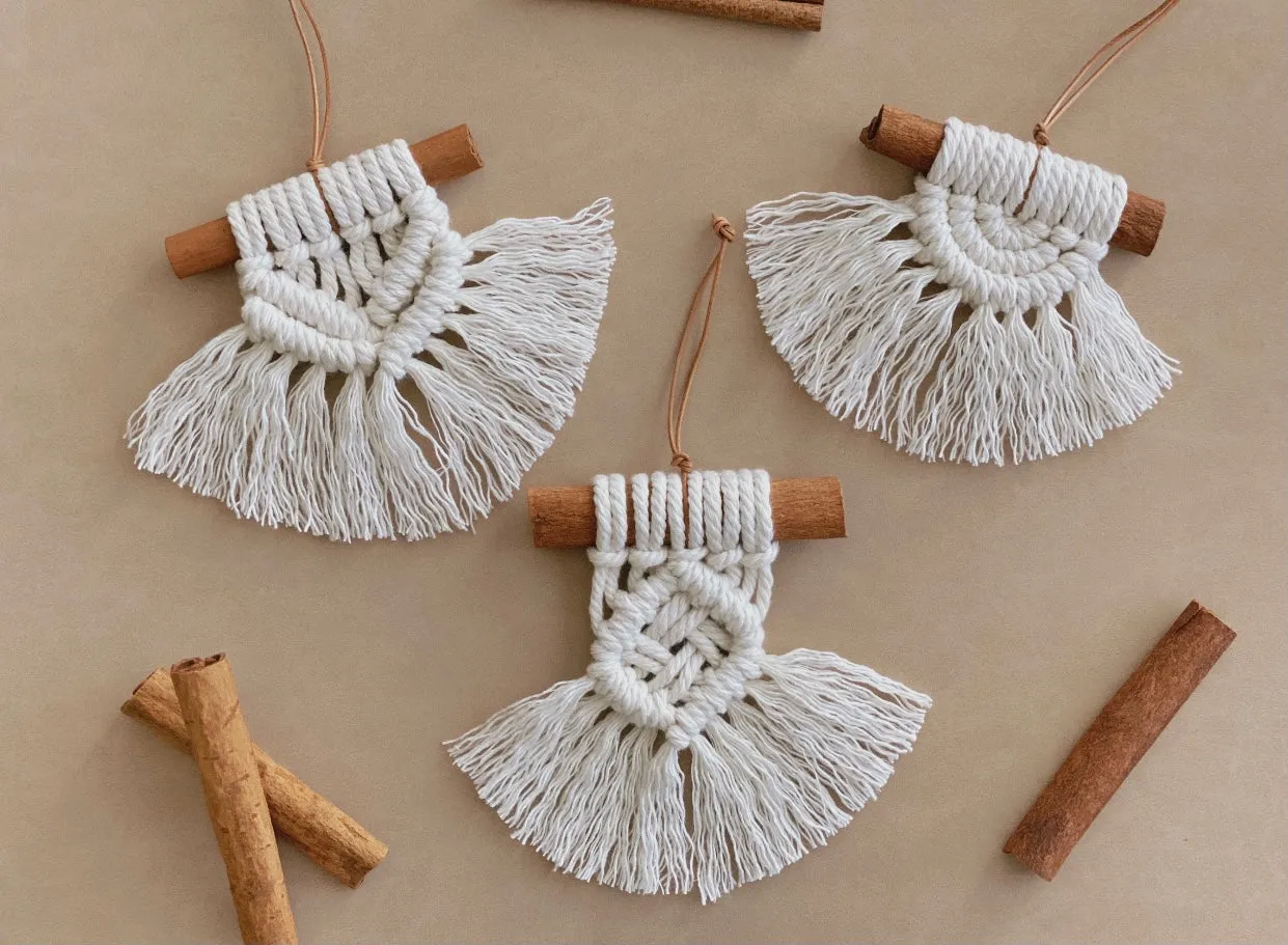 MACRAME ORNAMENTS